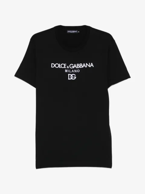 Dolce & Gabbana logo-embroidered T-shirt