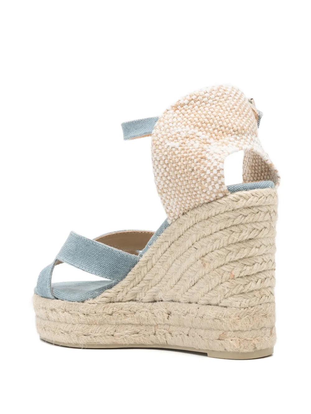 Castañer criss-cross platform sandals Blauw