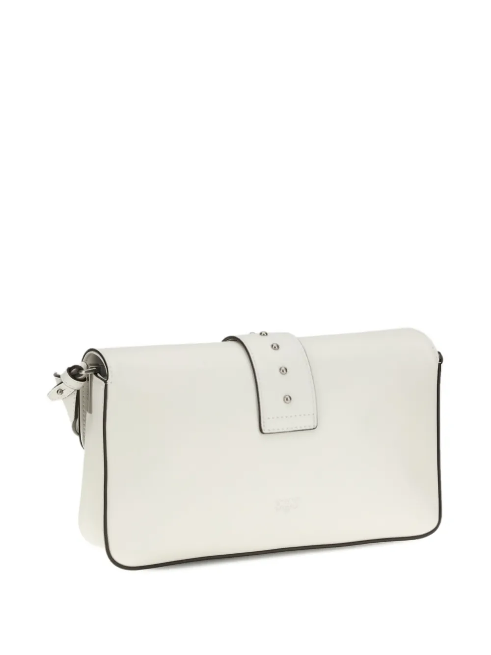  Pinko Slouchy Studs Leather Wallet - White 