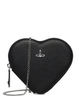 Vivienne Westwood Johanna ハート ショルダーバッグ | ブラック