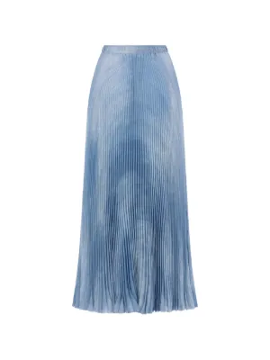 美品！RED VALENTINO ブルー プリーツスカート RED Valentino ポルカドット スカート | ブルー | FARFETCH JP
