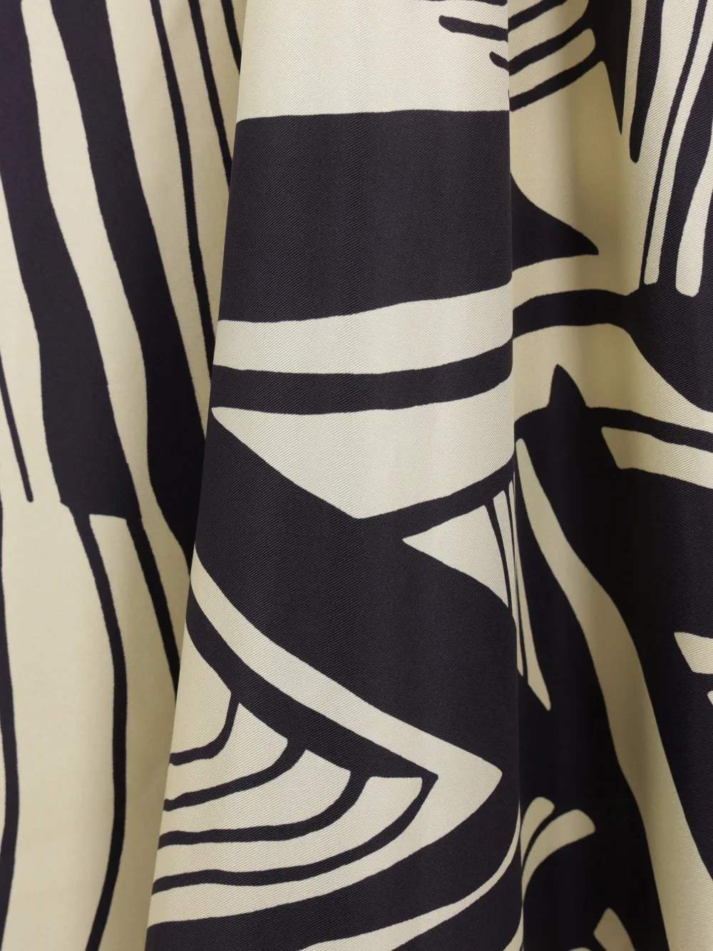 Raquel Diniz Jurk met print en V-hals Beige