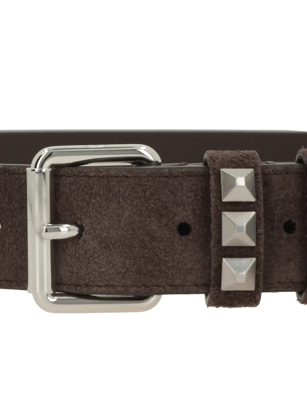 Valentino Garavani studs buckled belt - Bruin