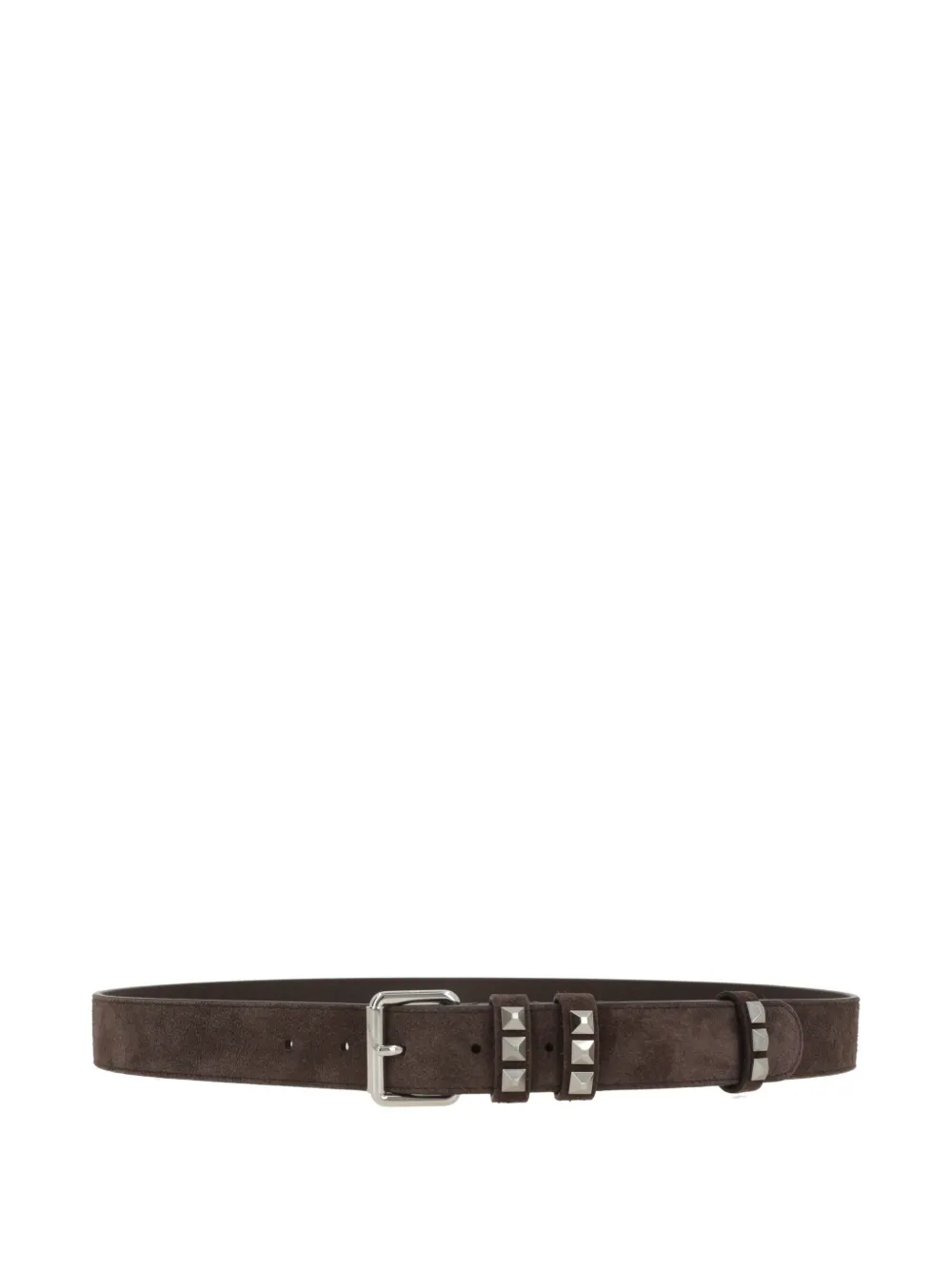 Valentino Garavani studs buckled belt - Brown
