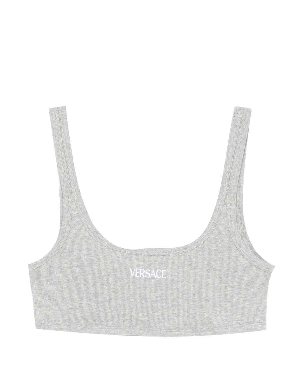 Versace ribbed bra - Grigio