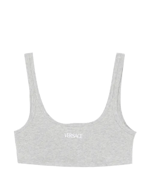 Versace ribbed bra