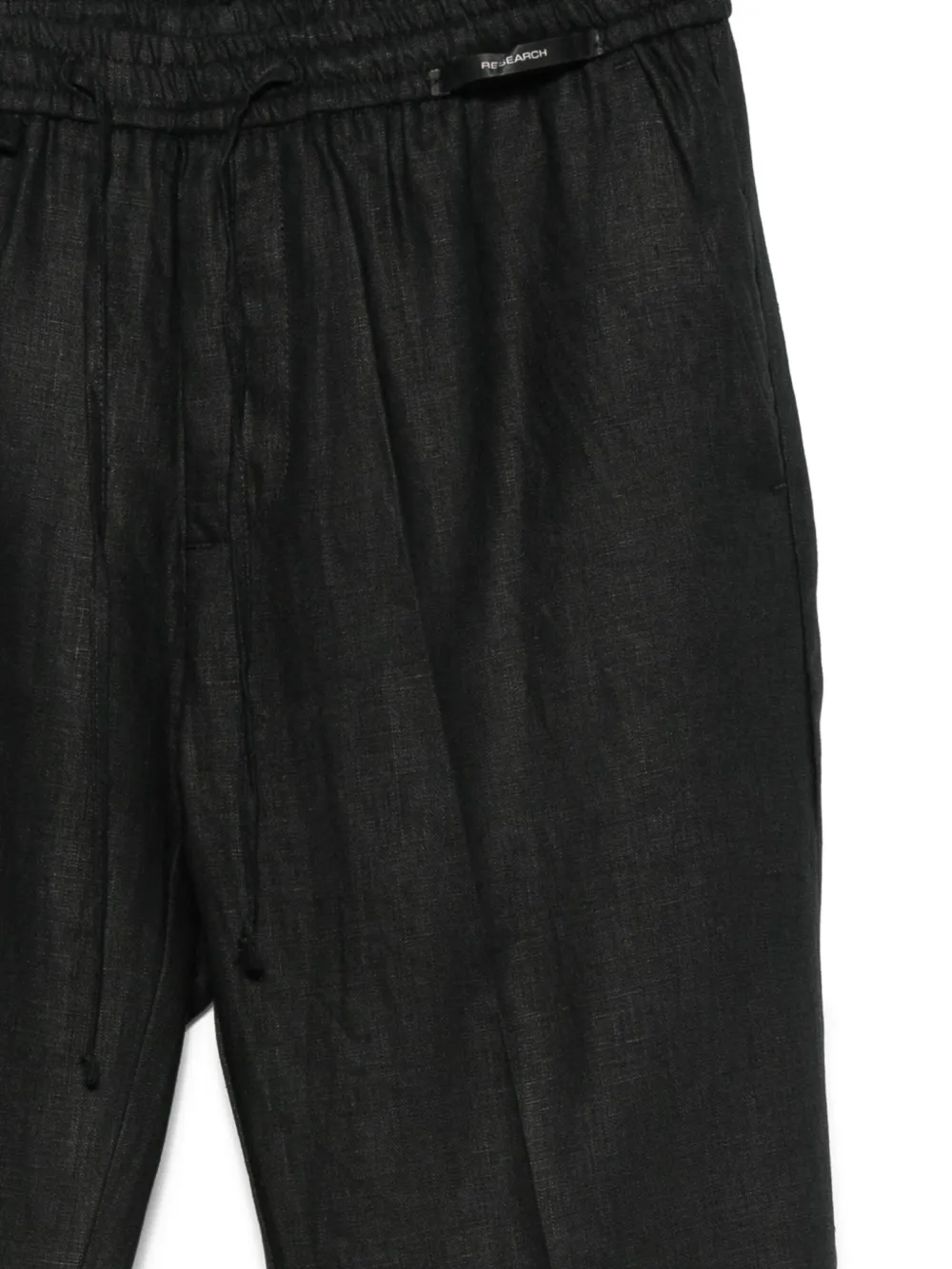 michael coal Coulisse drawstring elasticated-waist trousers Zwart