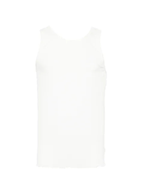 Lanvin pleated jersey tank top