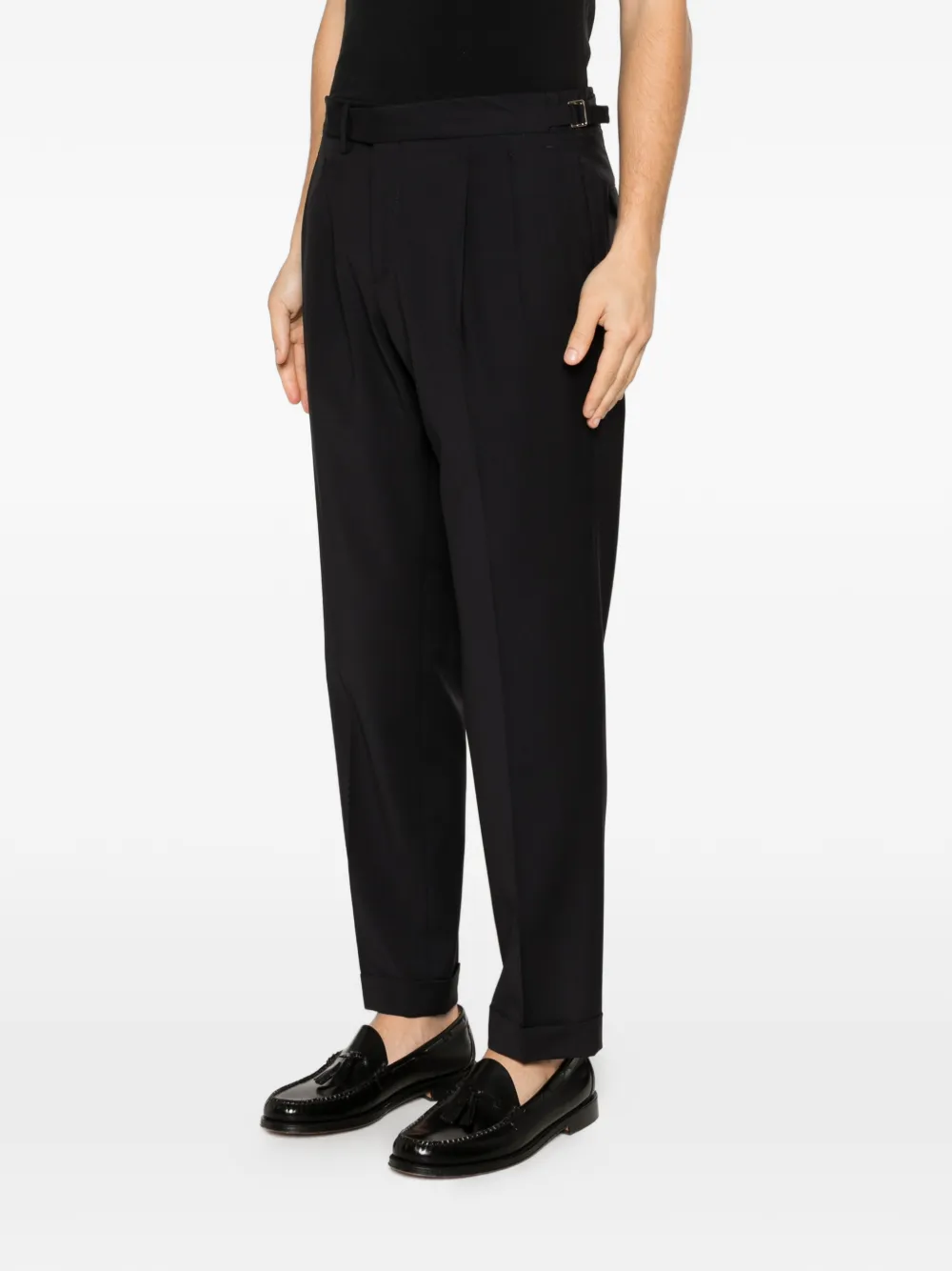 Briglia 1949 Pantalon met geplooid detail Blauw