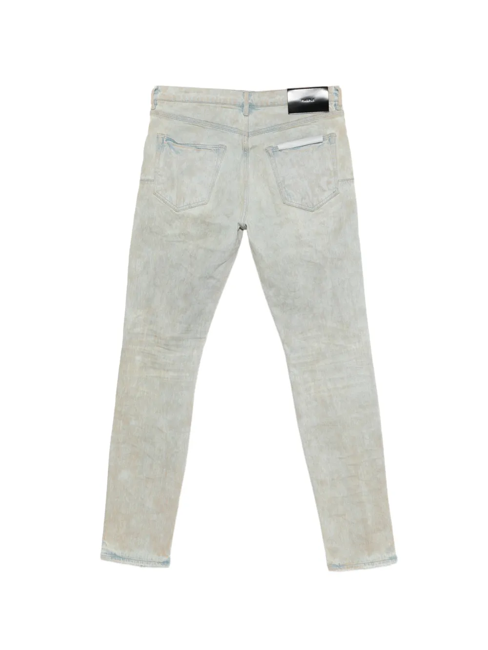 Purple Brand P001 Mud gerafelde jeans Blauw