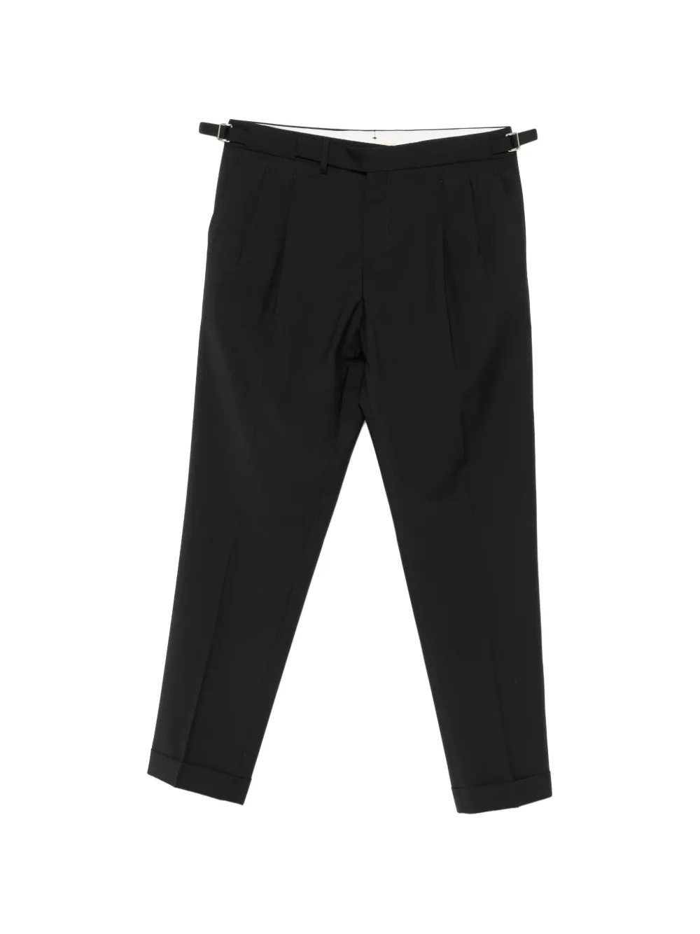 Briglia 1949 pleated buckled-waist trousers - Schwarz