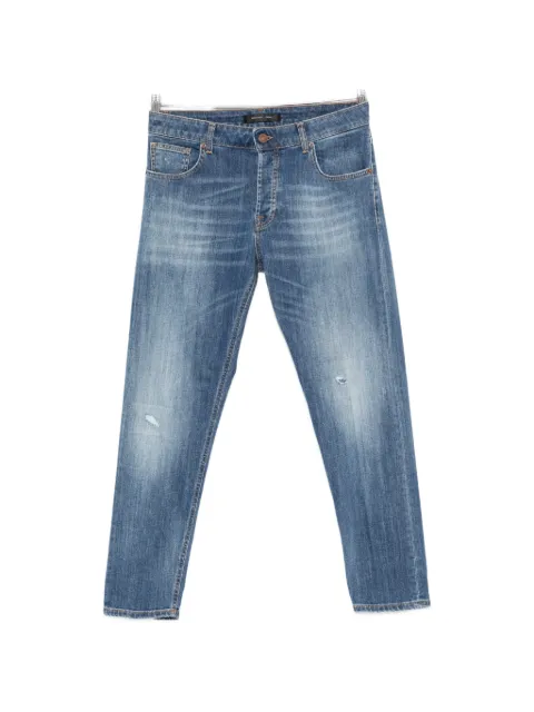 michael coal distressed faded-effect jeans