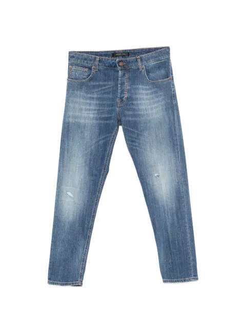 michael coal distressed faded-effect jeans