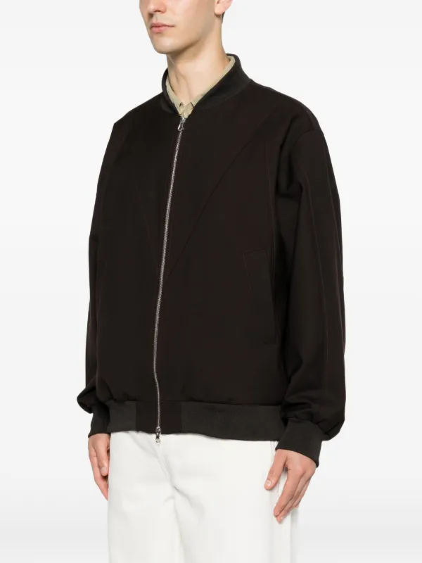 BE ABLE zip-up Bomber Jacket | Brown | FARFETCH IN