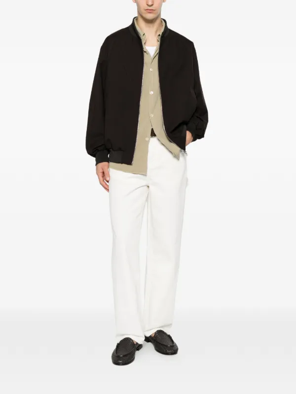 BE ABLE zip-up Bomber Jacket | Brown | FARFETCH IN