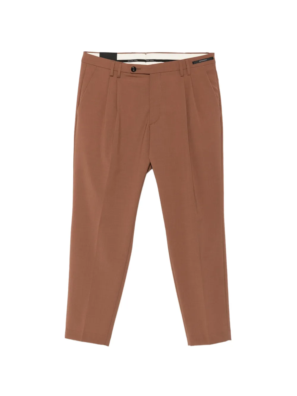 michael coal pleated-design trousers - Marrone