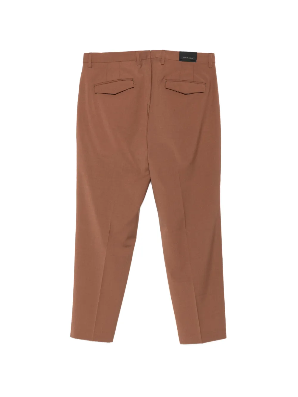michael coal Broek met plooien Bruin