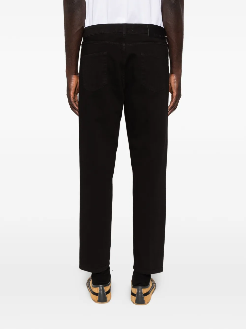 BE ABLE Leonardo jeans met riemlus Zwart