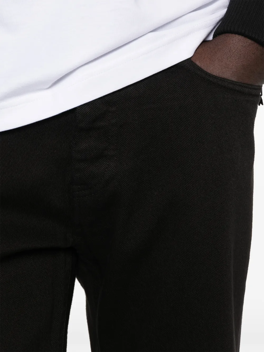 BE ABLE Leonardo jeans met riemlus Zwart