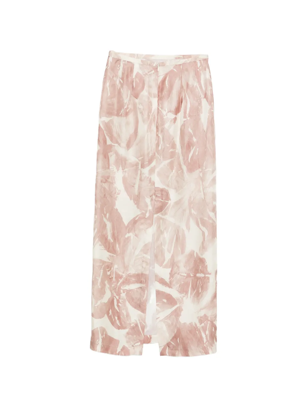  Alysi Pront-detail Midi Skirt - Pink 