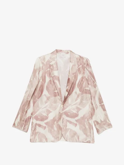 Alysi Monopetto floral single-breasted jacket