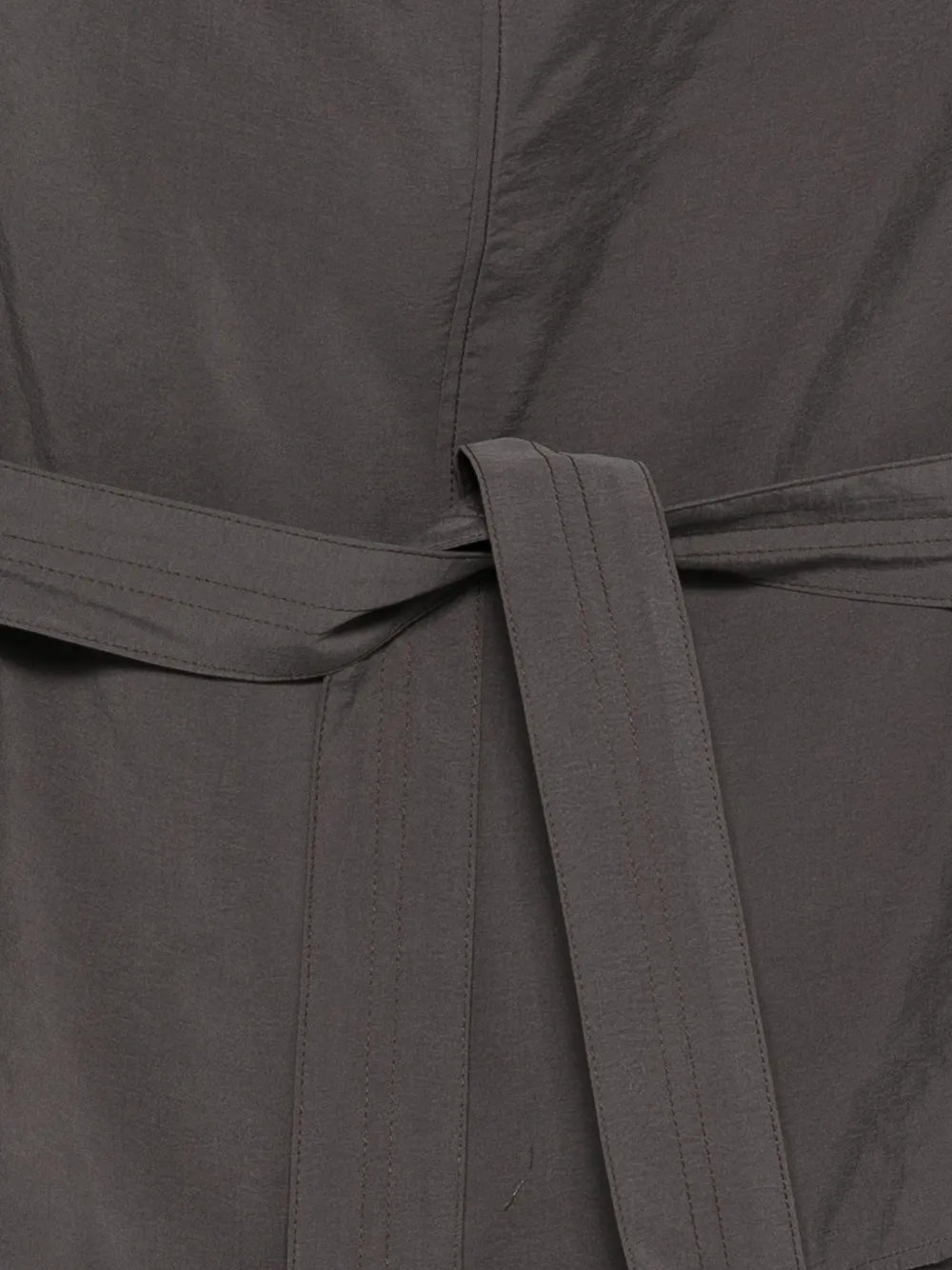  Alysi Sleeveless Belted Top - Grey 