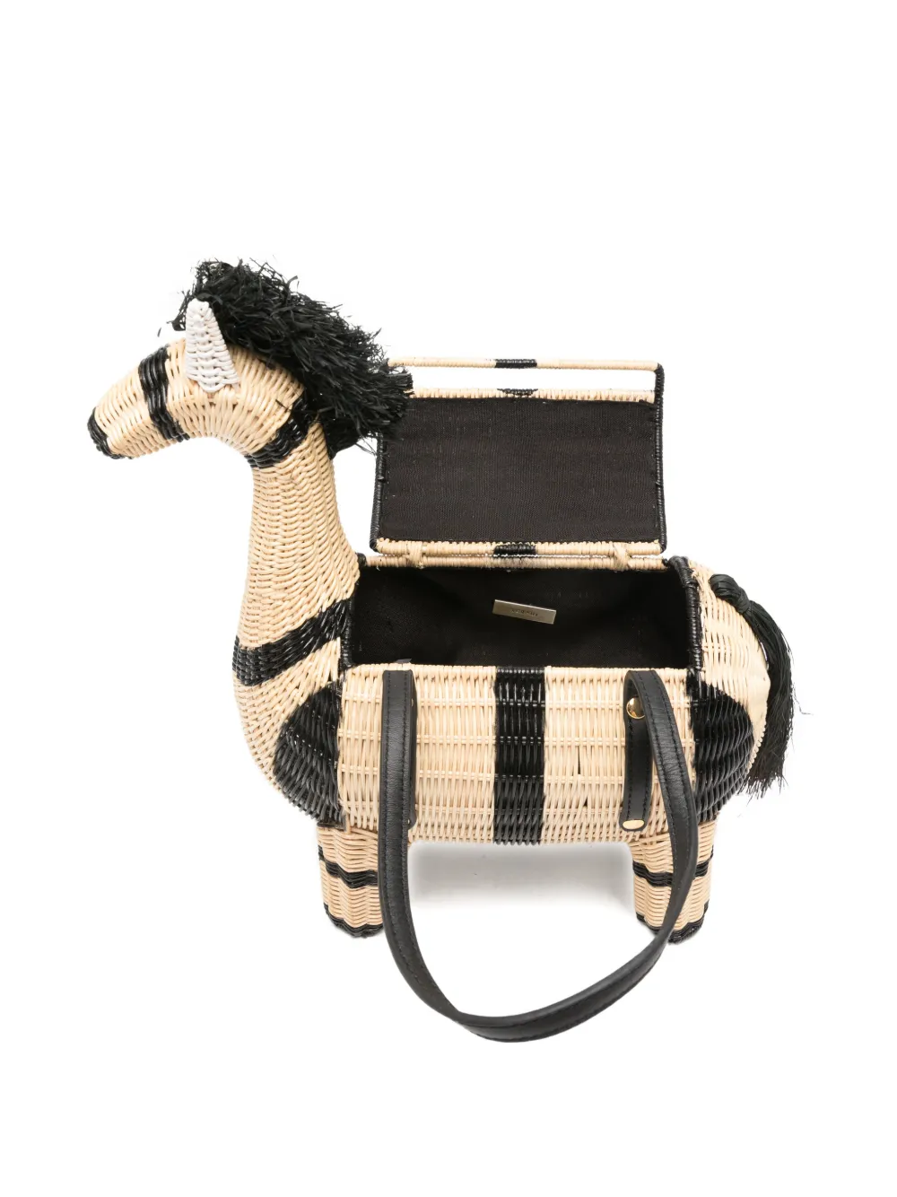 Lewis Zebra Striped Tote Bag