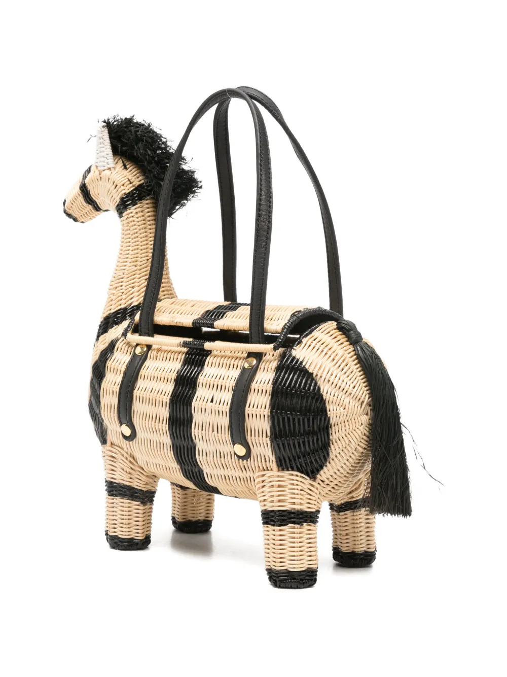 Lewis Zebra Striped Tote Bag