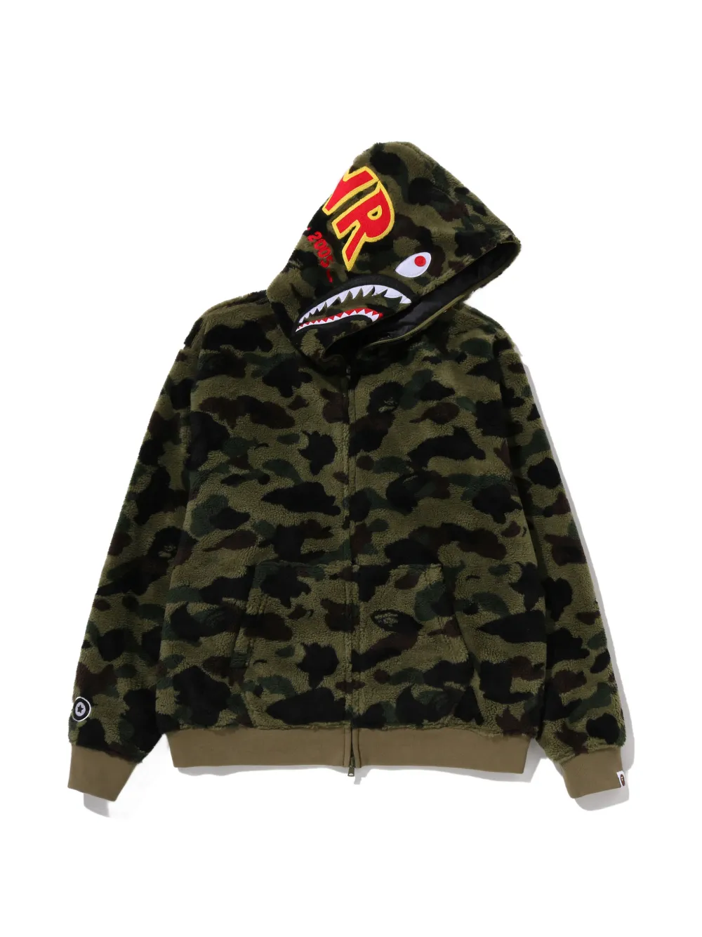 A BATHING APE® camouflage hoodie - Verde