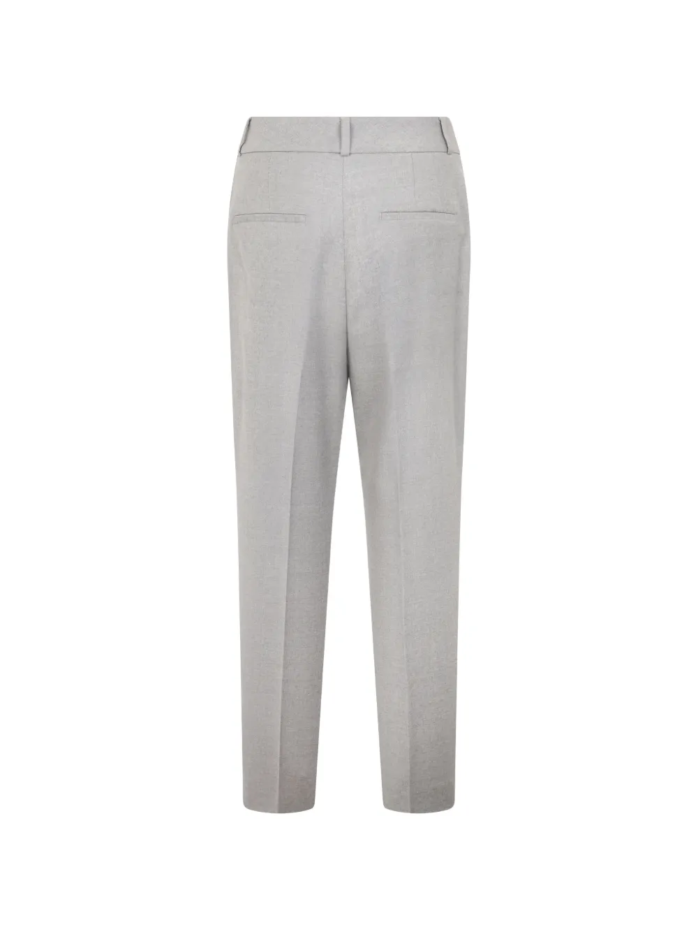 Peserico pleated straight trousers - Grijs