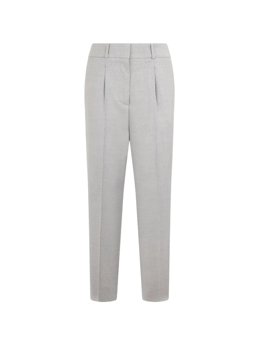 Peserico pleated straight trousers - Grigio