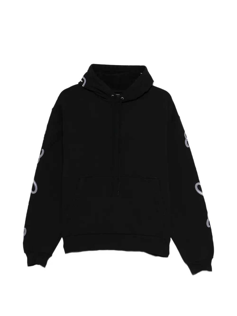 Balenciaga logo-sleeve hoodie