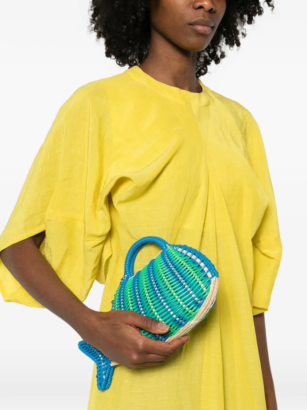 SERPUI David Fish tote bag - Blauw