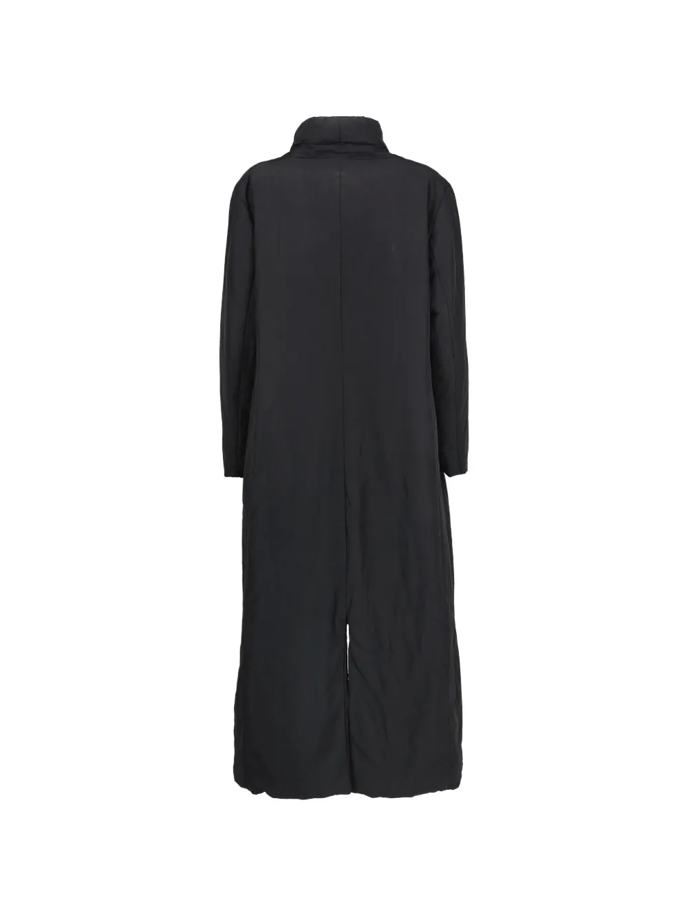 Mondrian zip-up coat - Zwart