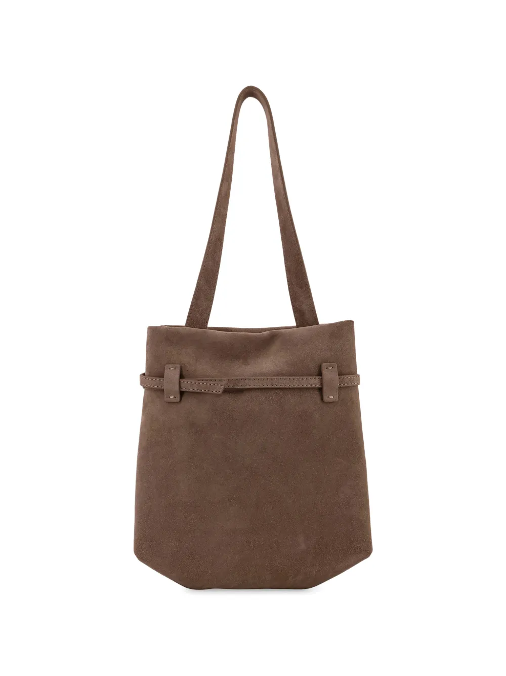 Manu Atelier mini Du Jour tote bag - Bruin