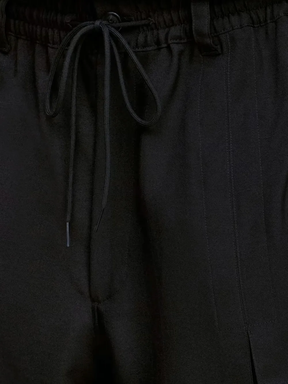  Y-3 Drawstring-waist Shorts - Black 