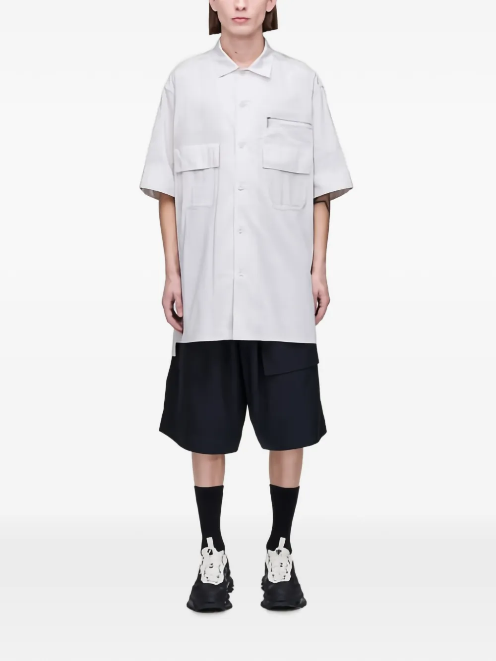 Y-3 Shorts met trekkoord Zwart