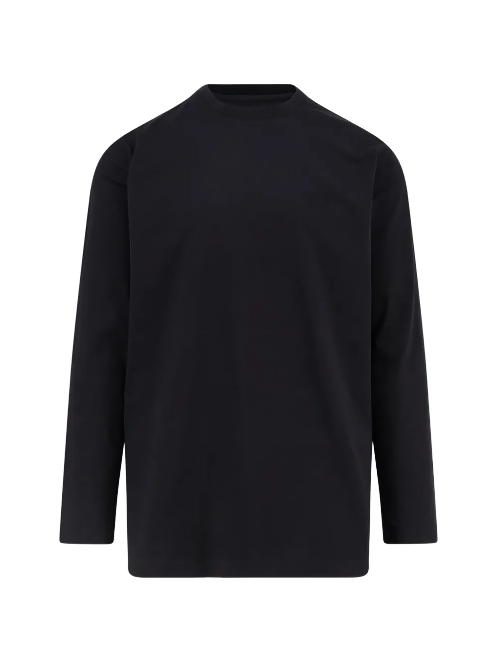 Y-3 logo-print long-sleeved T-shirt - Nero