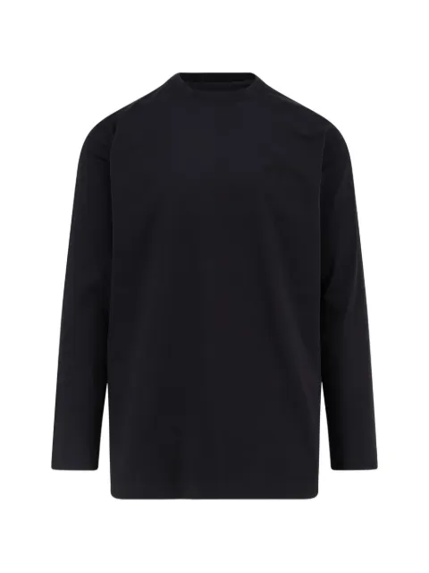 Y-3 logo-print long-sleeved T-shirt