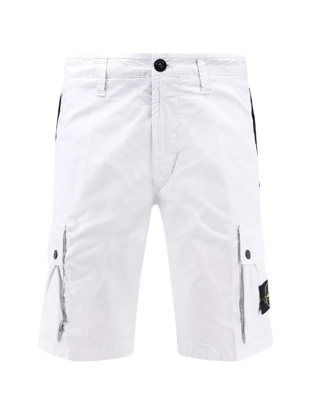 Stone Island logo-patch cargo shorts | Blue | Image 1