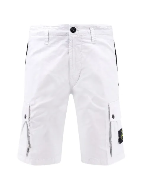 Stone Island logo-patch cargo shorts