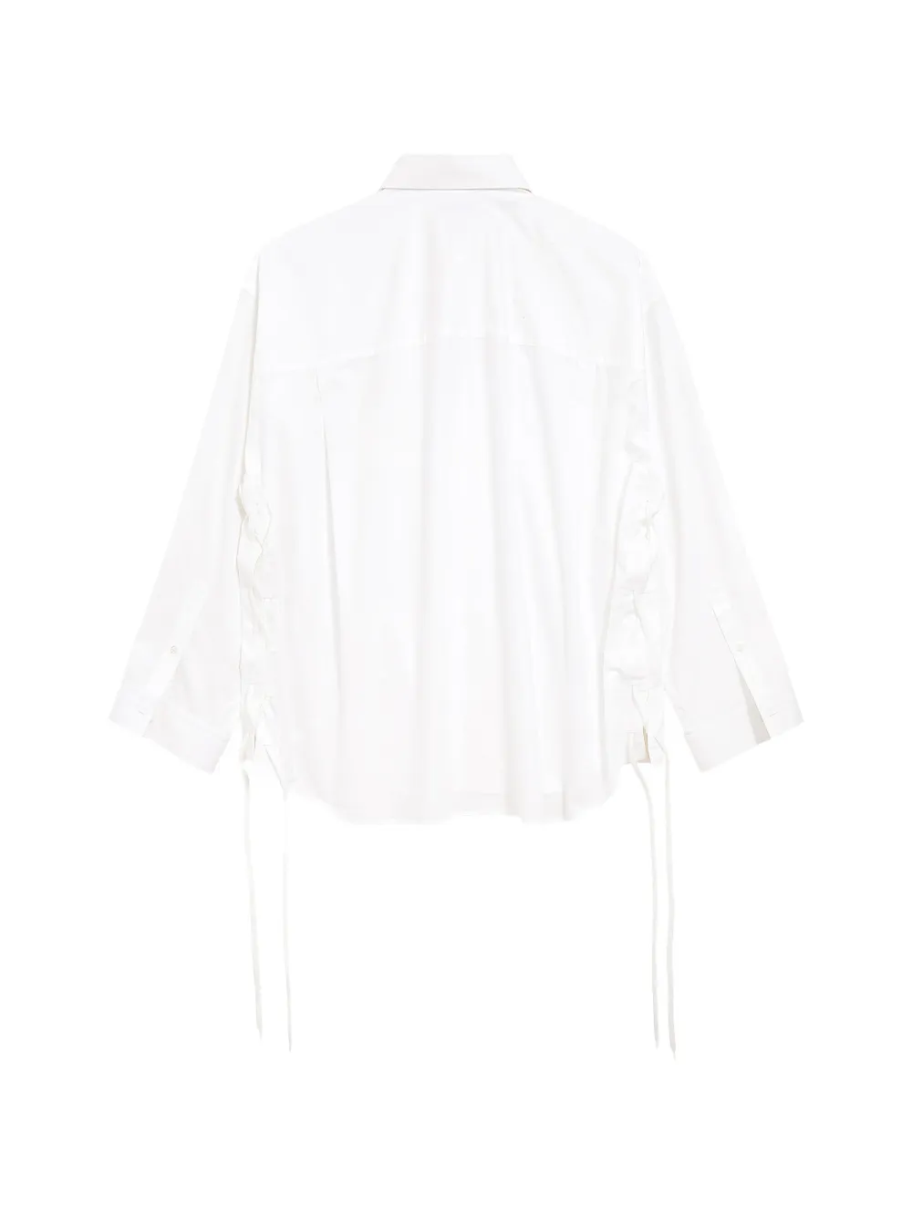Balenciaga drawstring-detail shirt - Wit