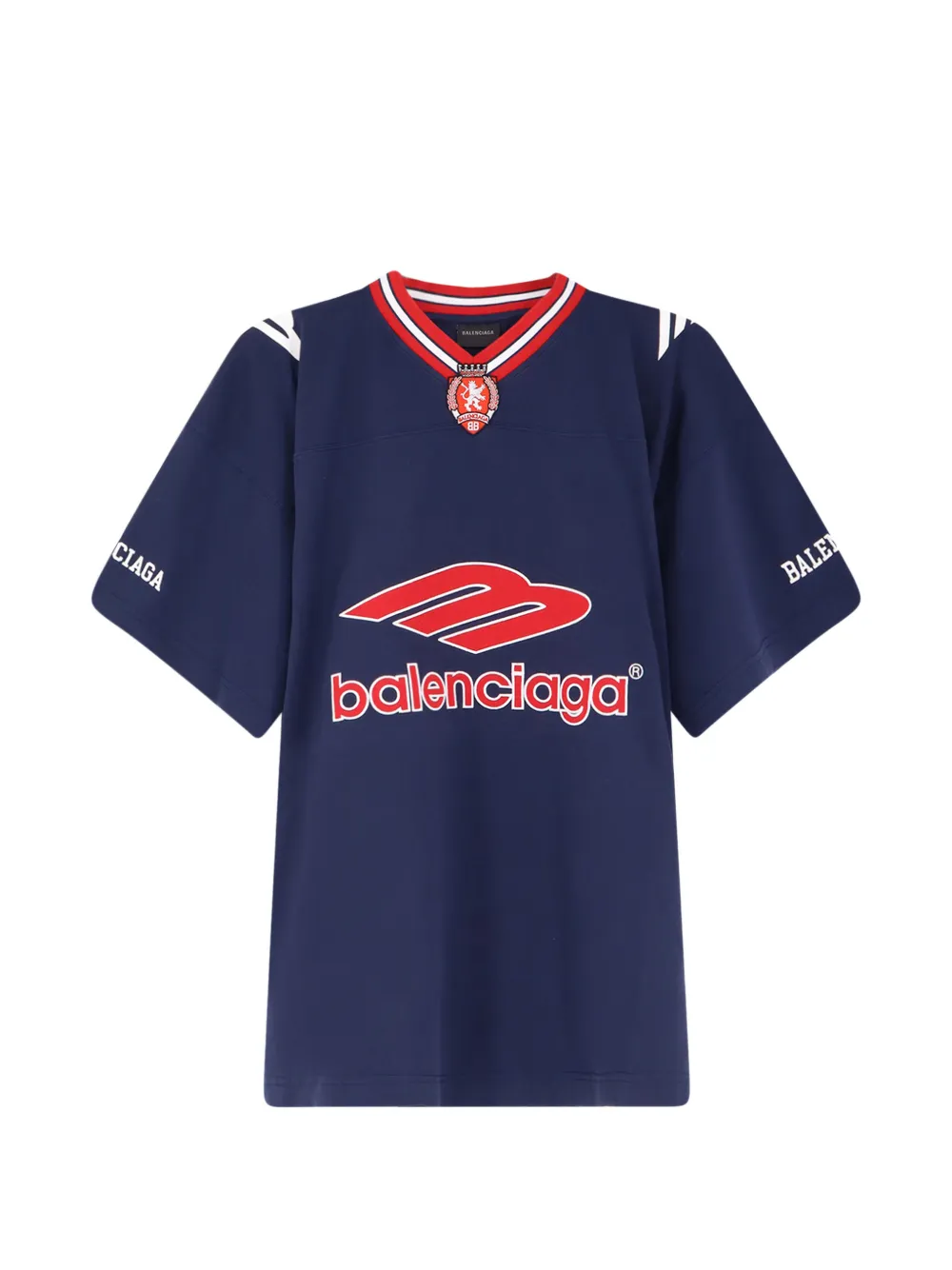 Balenciaga 3B Football T-shirt - Blu