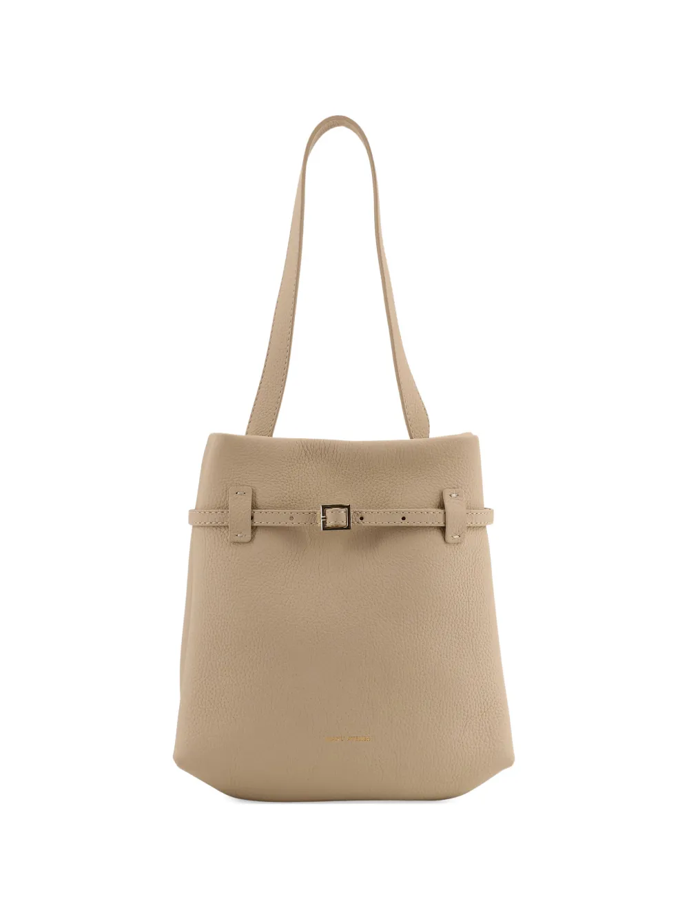 Manu Atelier mini Tote du Jour buckled shoulder bag - Toni neutri