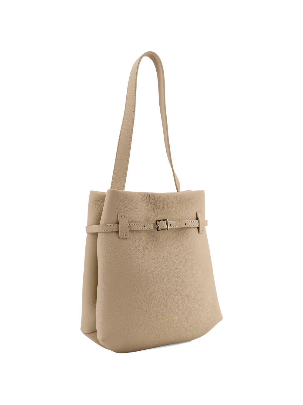  Manu Atelier Mini Tote Du Jour Buckled Shoulder Bag - Neutrals 
