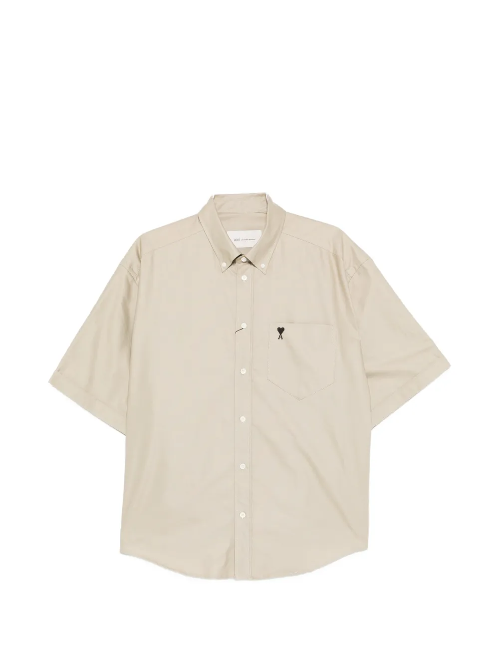 AMI Paris embroidered shirt - Toni neutri