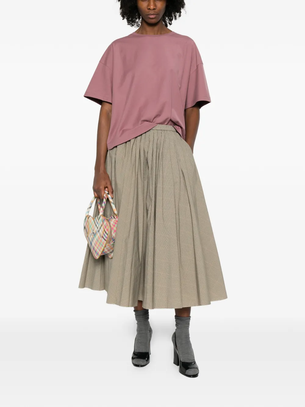 Vivienne Westwood T-shirt met ronde hals en print Roze