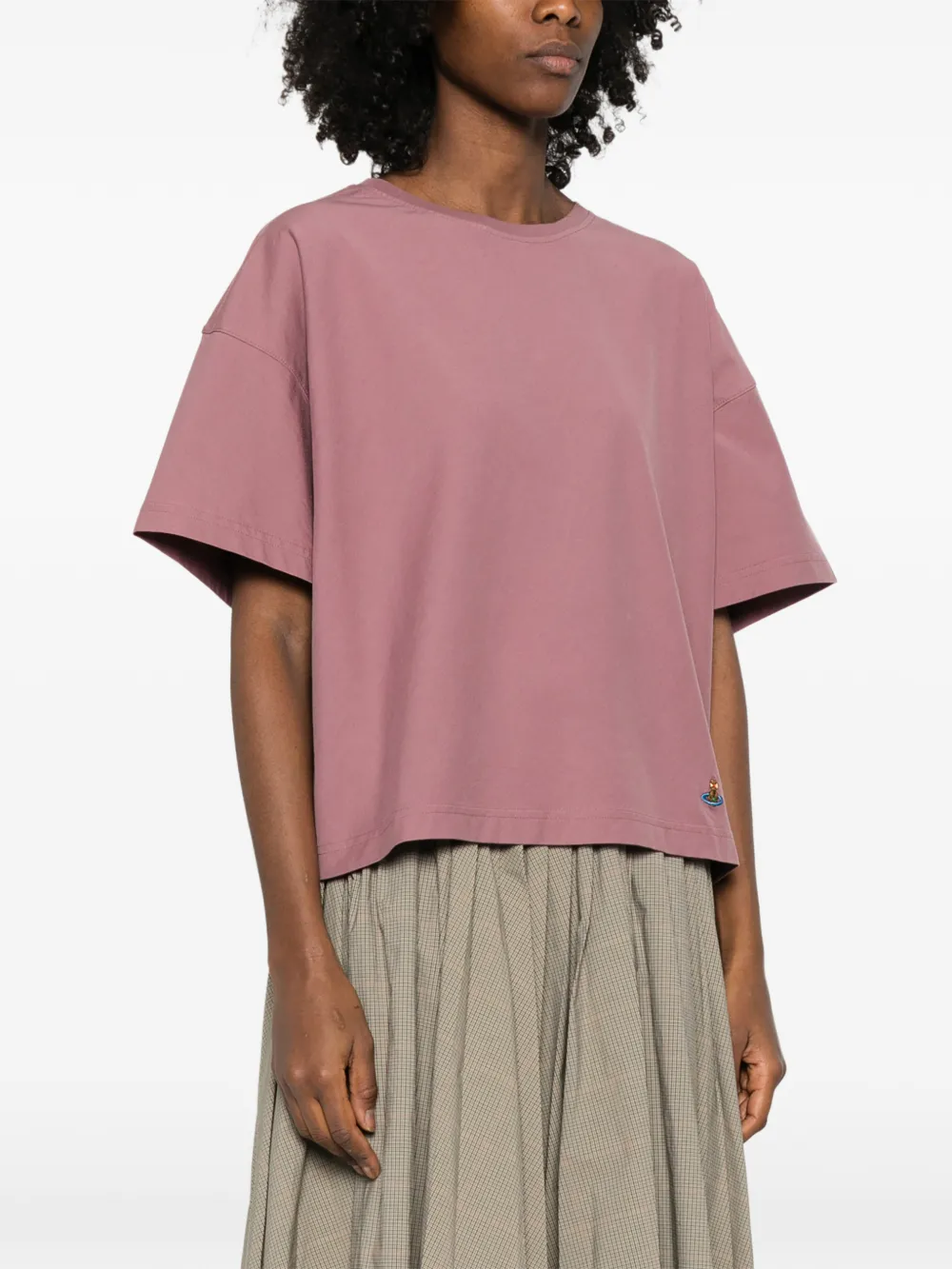 Vivienne Westwood T-shirt met ronde hals en print Roze