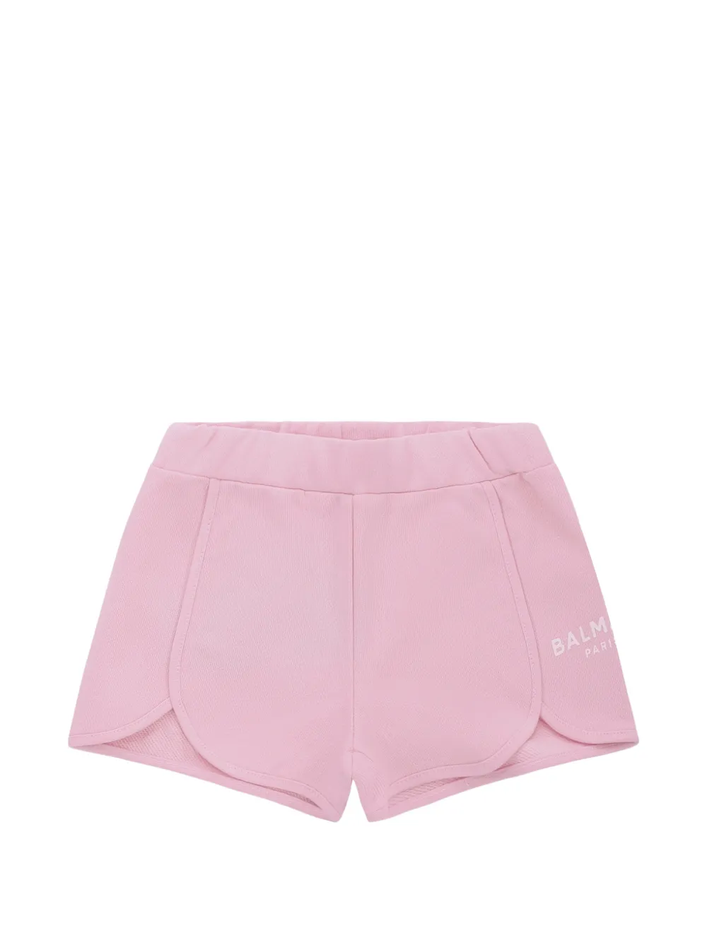 Balmain Kids logo-print shorts - Rosa