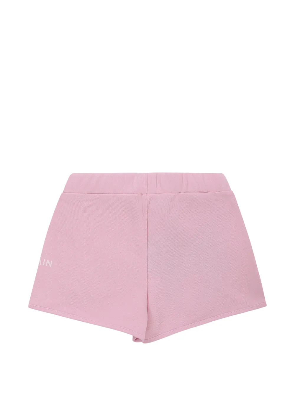 Balmain Kids logo-print shorts - Roze